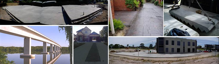 Concrete is extremely versatile and is used to construct